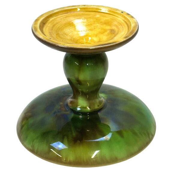 Wedgwood England Antique Late 1800's Majolica Small Comport Floral Motifs-Rare - Picture 11 of 14